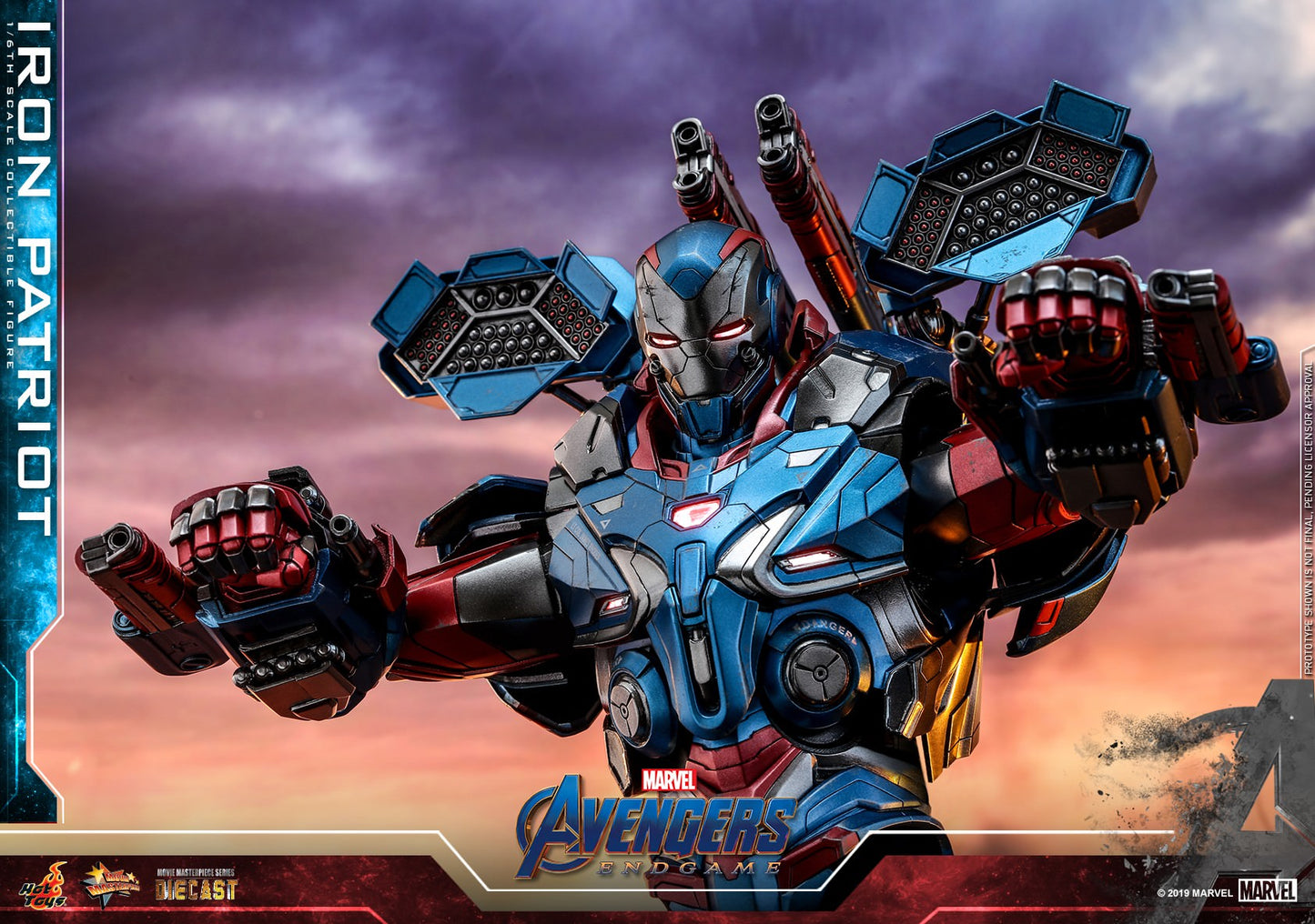 Hot Toys Avengers: Endgame - Iron Patriot MMS547D34