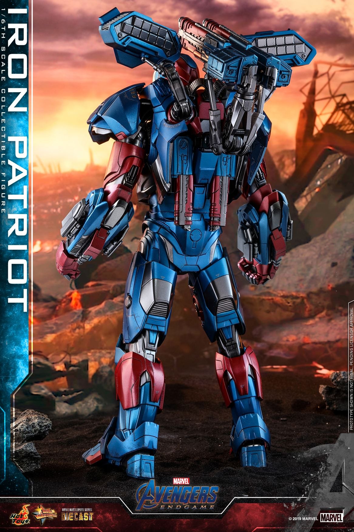 Hot Toys Avengers: Endgame - Iron Patriot MMS547D34