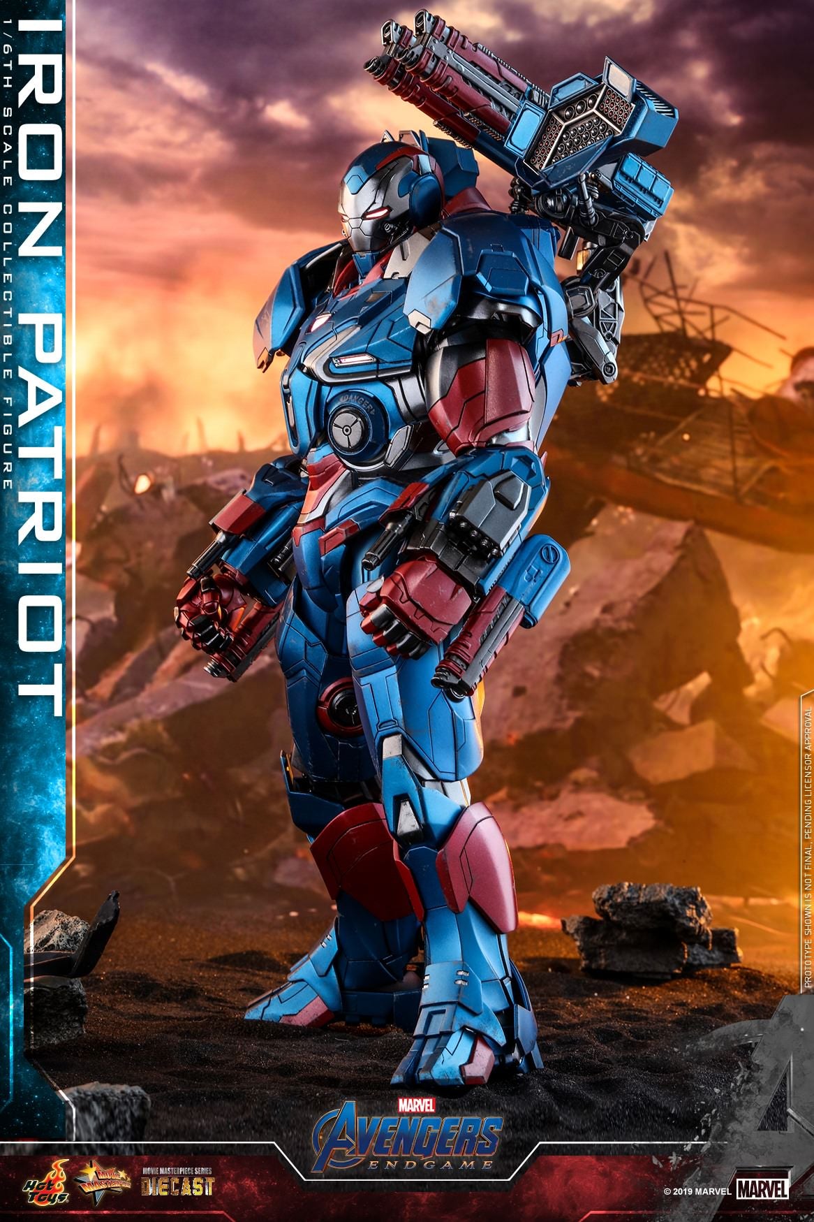 Hot Toys Avengers: Endgame - Iron Patriot MMS547D34