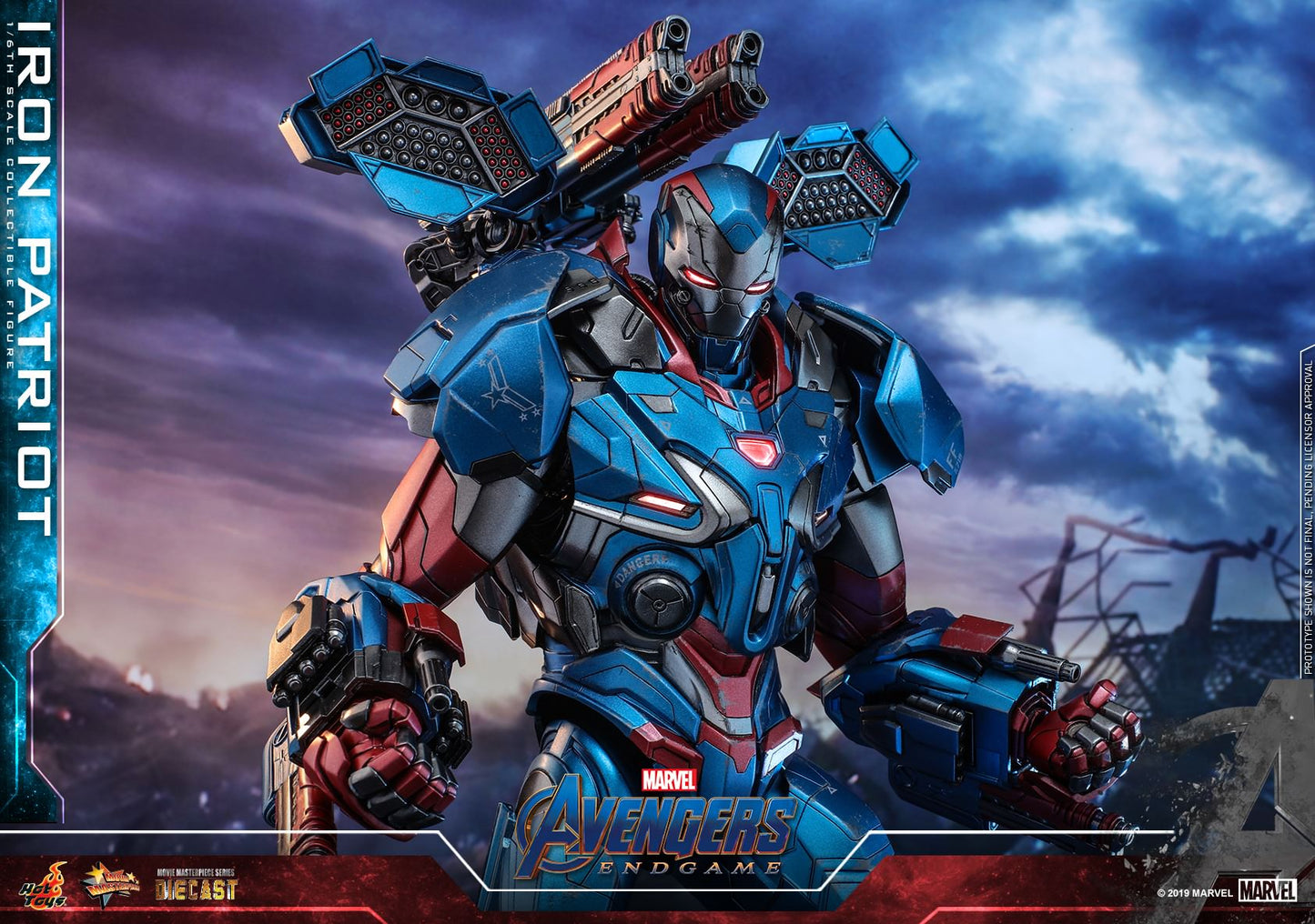 Hot Toys Avengers: Endgame - Iron Patriot MMS547D34