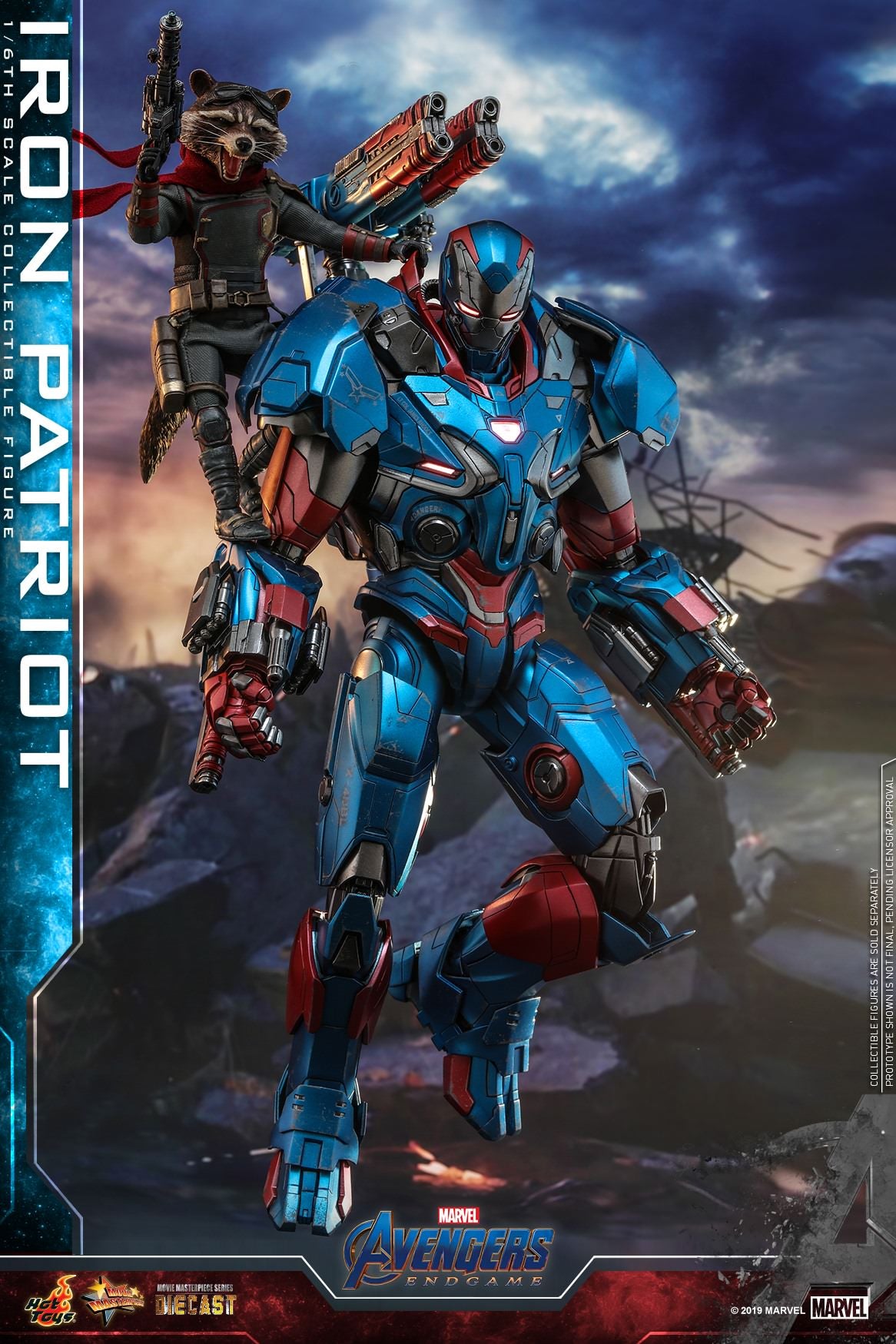 Hot Toys Avengers: Endgame - Iron Patriot MMS547D34