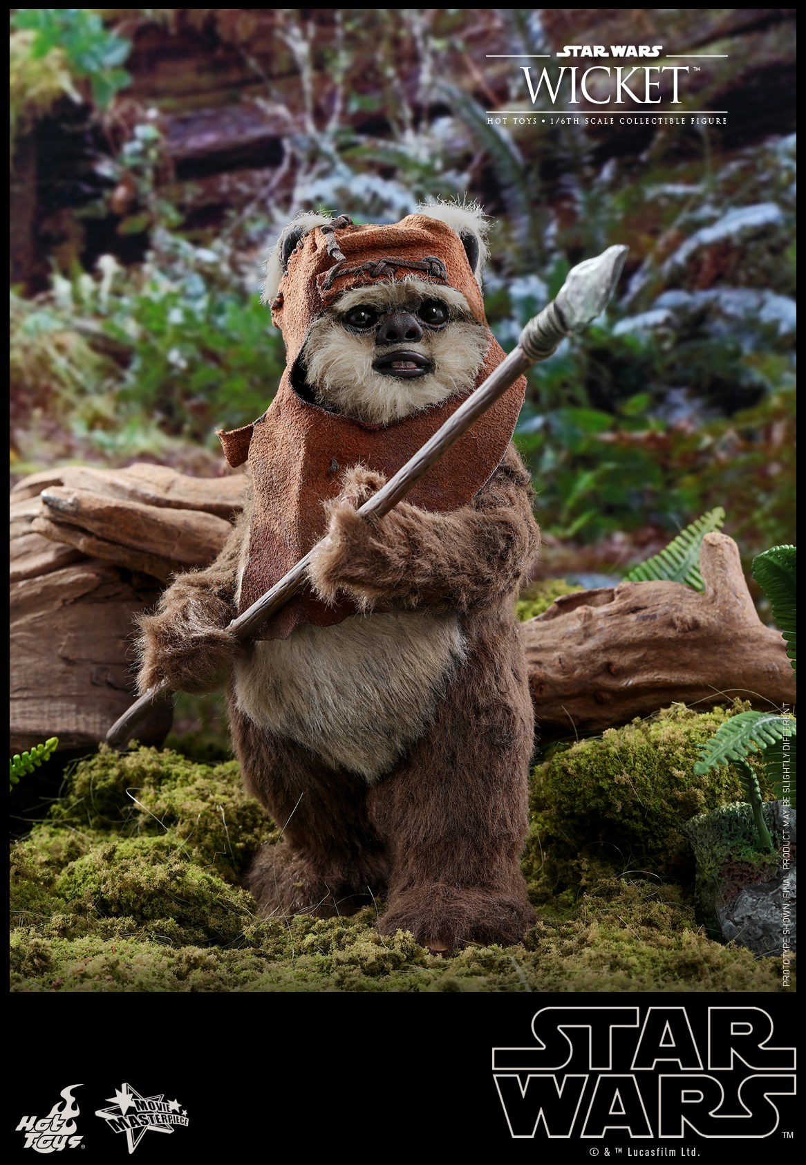 Hot Toys Star Wars: Return of the Jedi -- Wicket MMS550