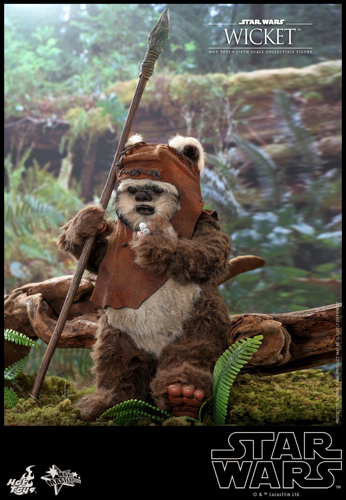 Hot Toys Star Wars: Return of the Jedi -- Wicket MMS550