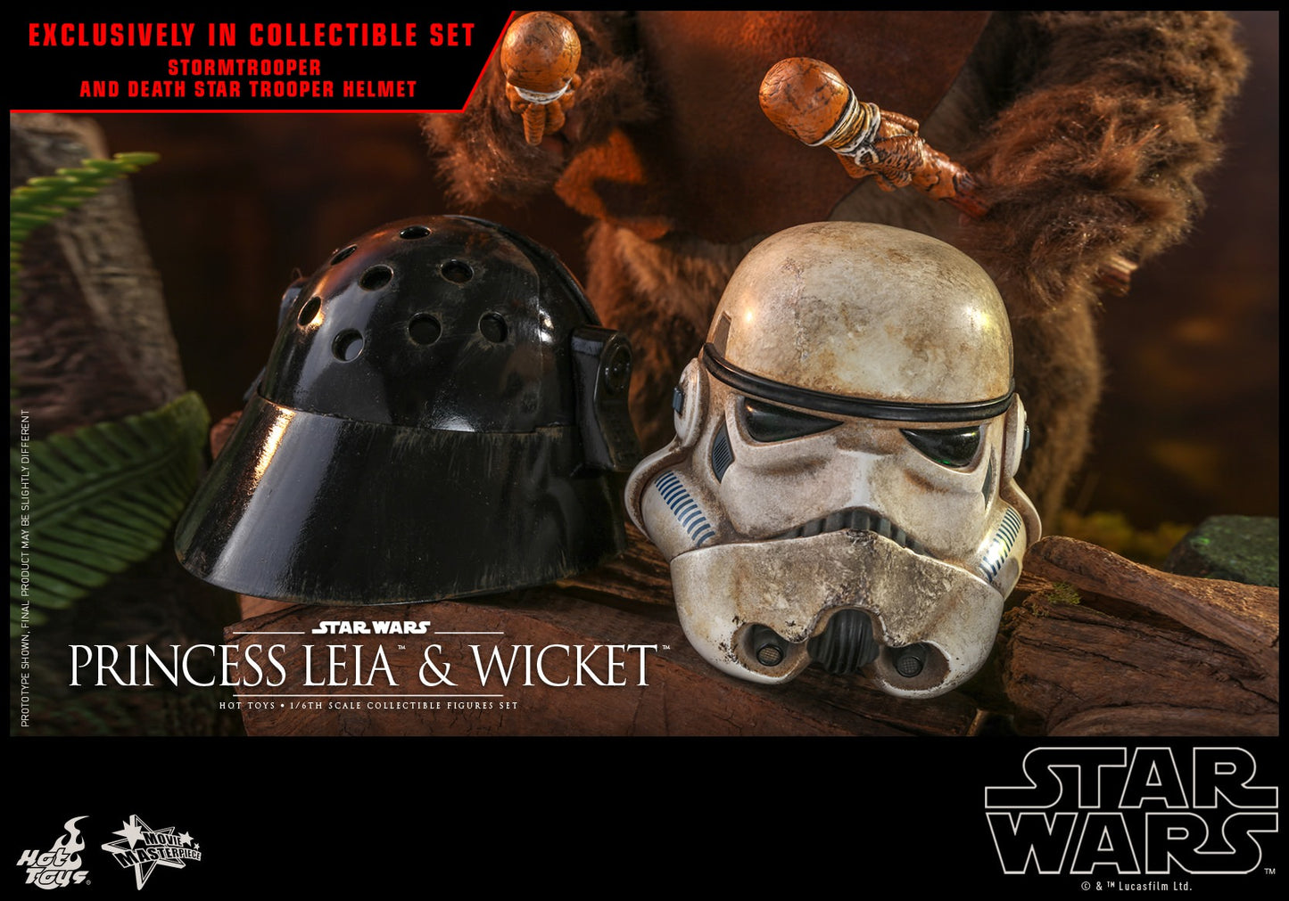 Hot Toys Star Wars: Return of the Jedi -- Princess Leia and Wicket MMS551