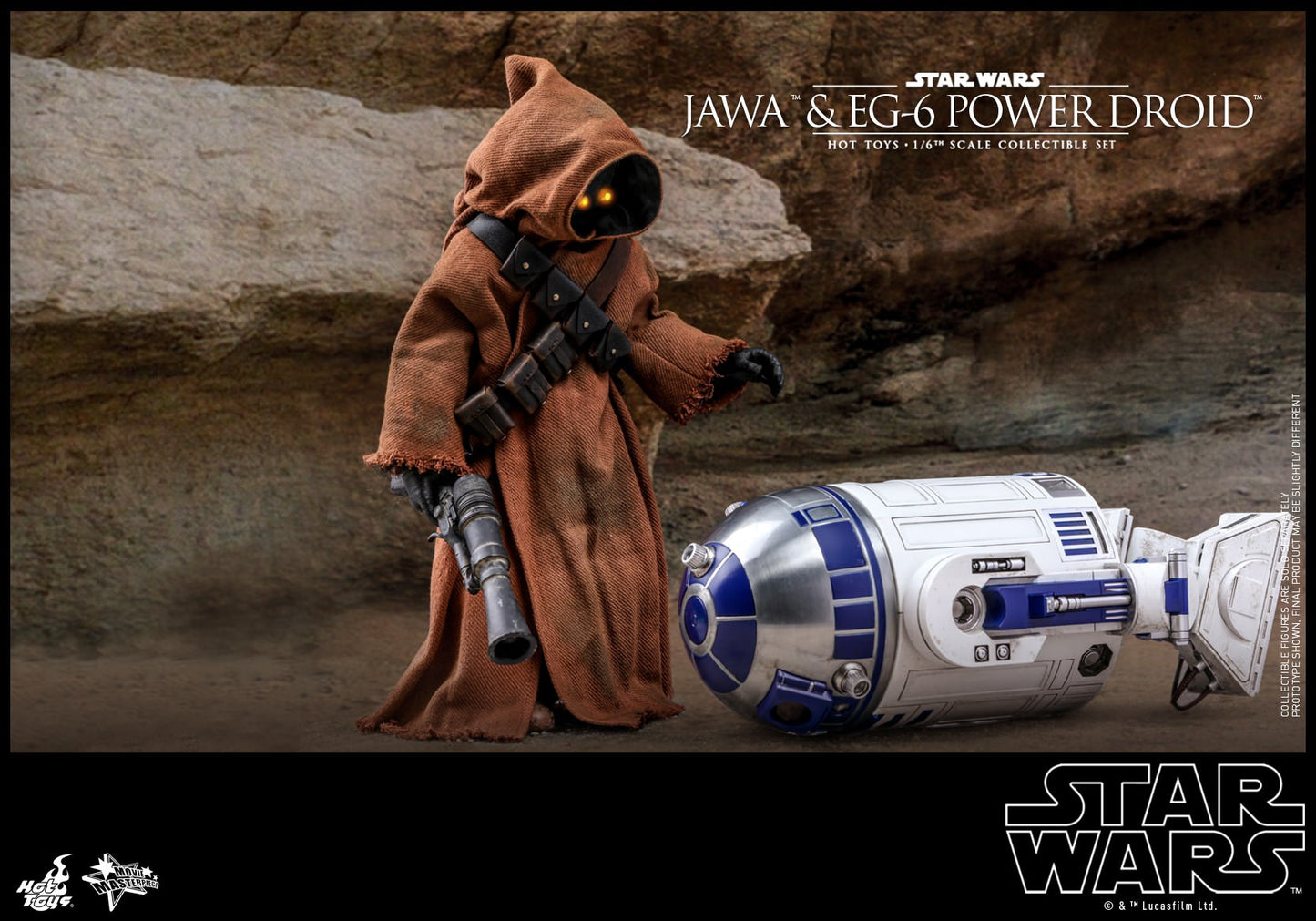 Hot Toys Star Wars: Episode IV A New Hope -- Jawa &amp; EG-6 Power Droid MMS554