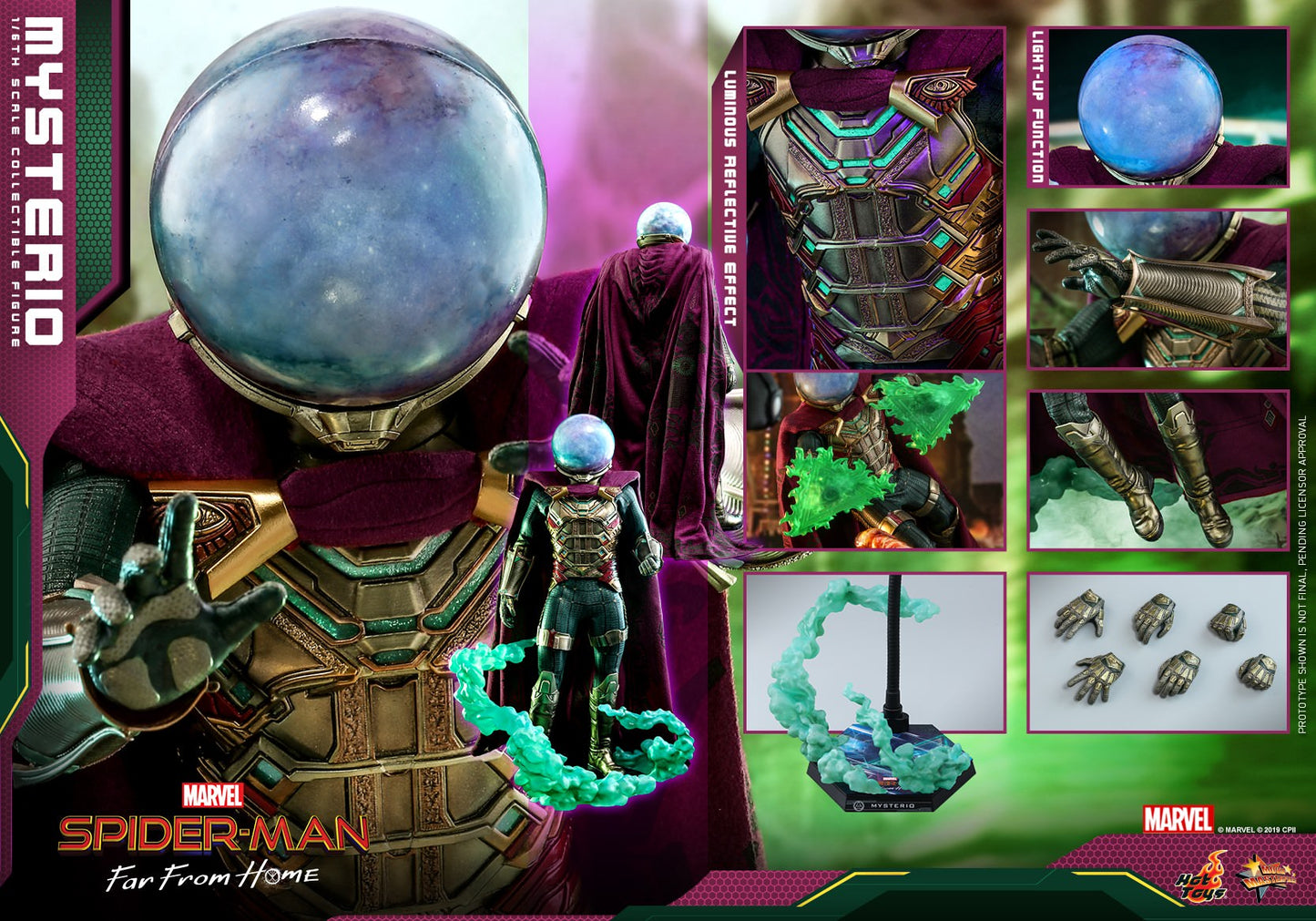 Hot Toys Spider-man Far From Home :Mysterio MMS556