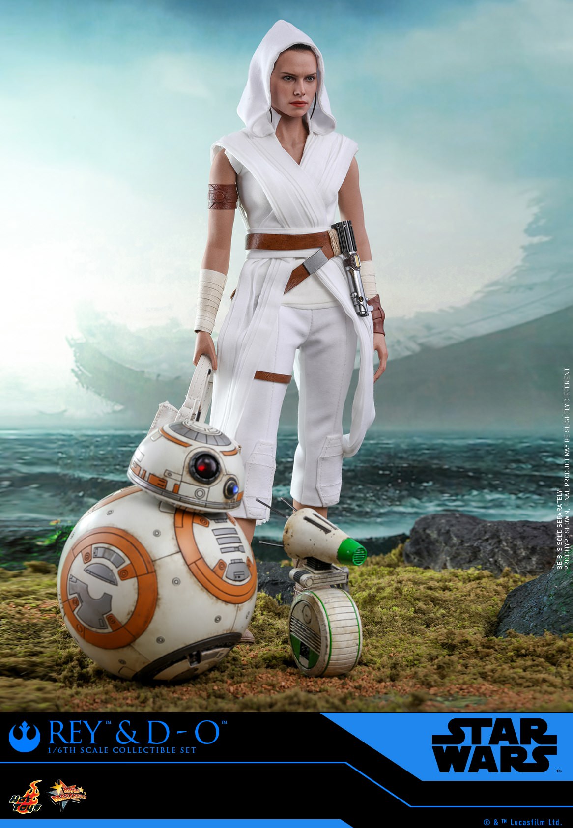 Hot Toys Star Wars: The Rise of Skywalker - Rey and D-O MMS559