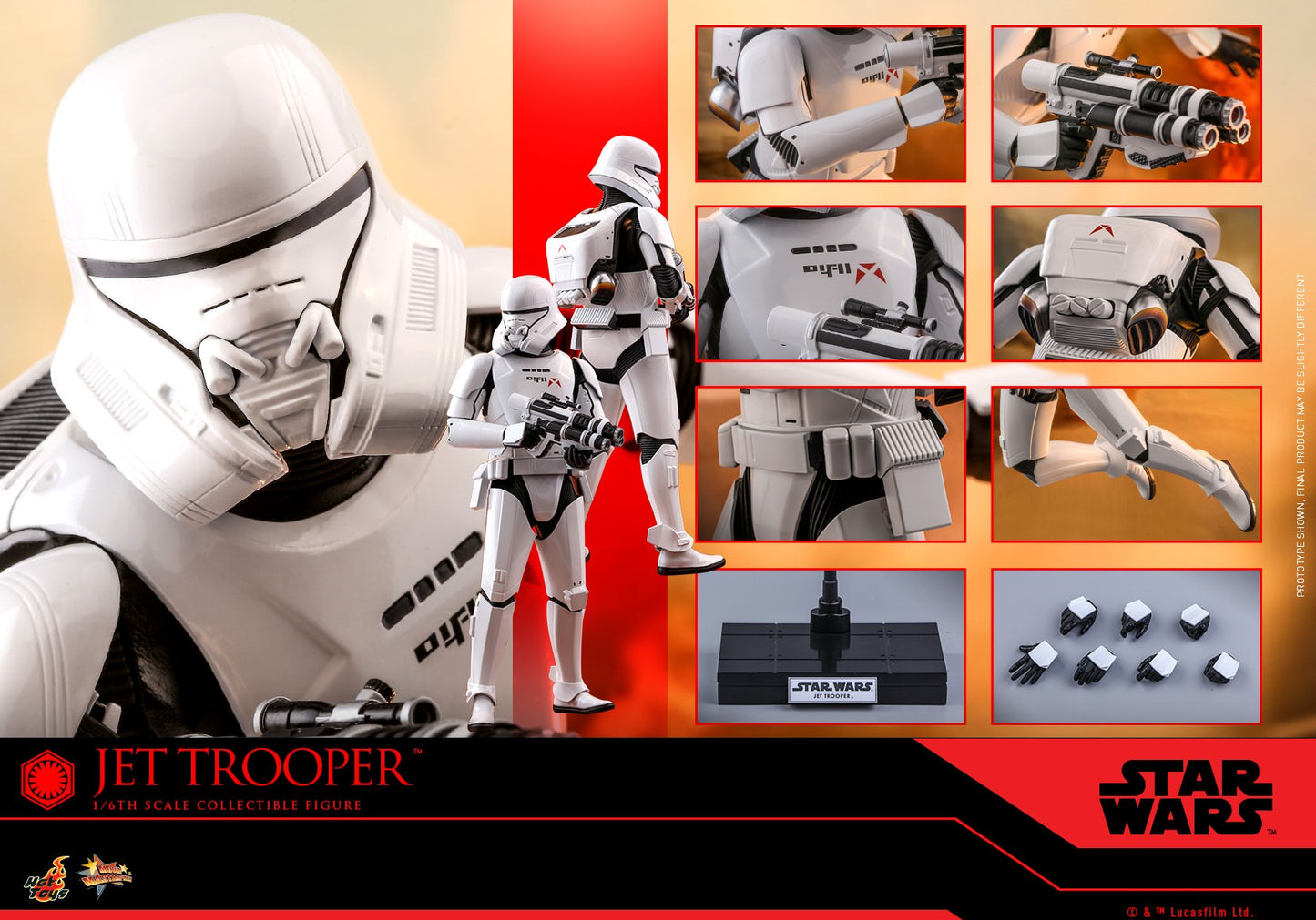 Hot Toys Star Wars: The Rise of Skywalker Jet Trooper MMS561