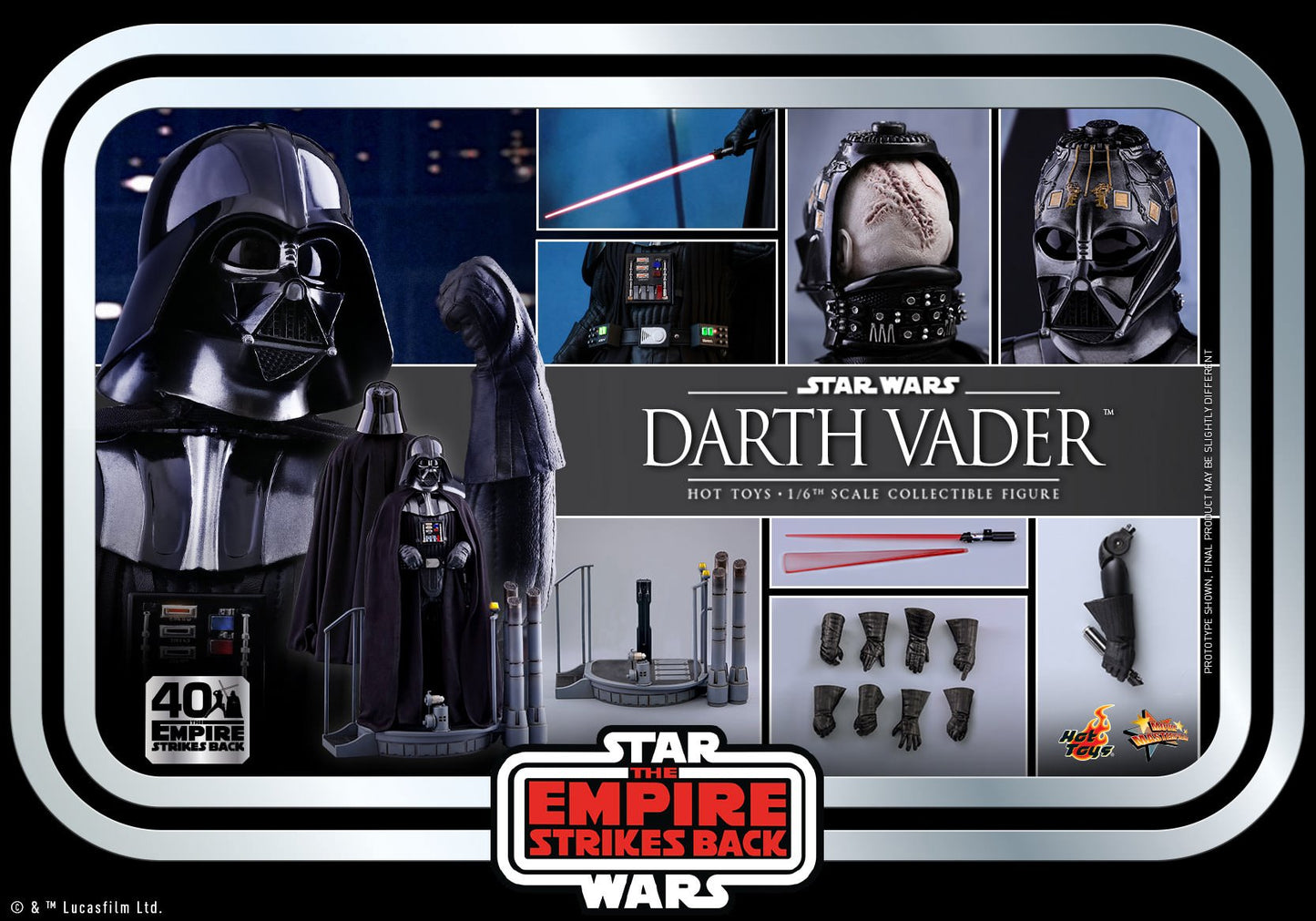 Hot Toys Star Wars: The Empire Strikes Back™ - Darth Vader™ MMS572