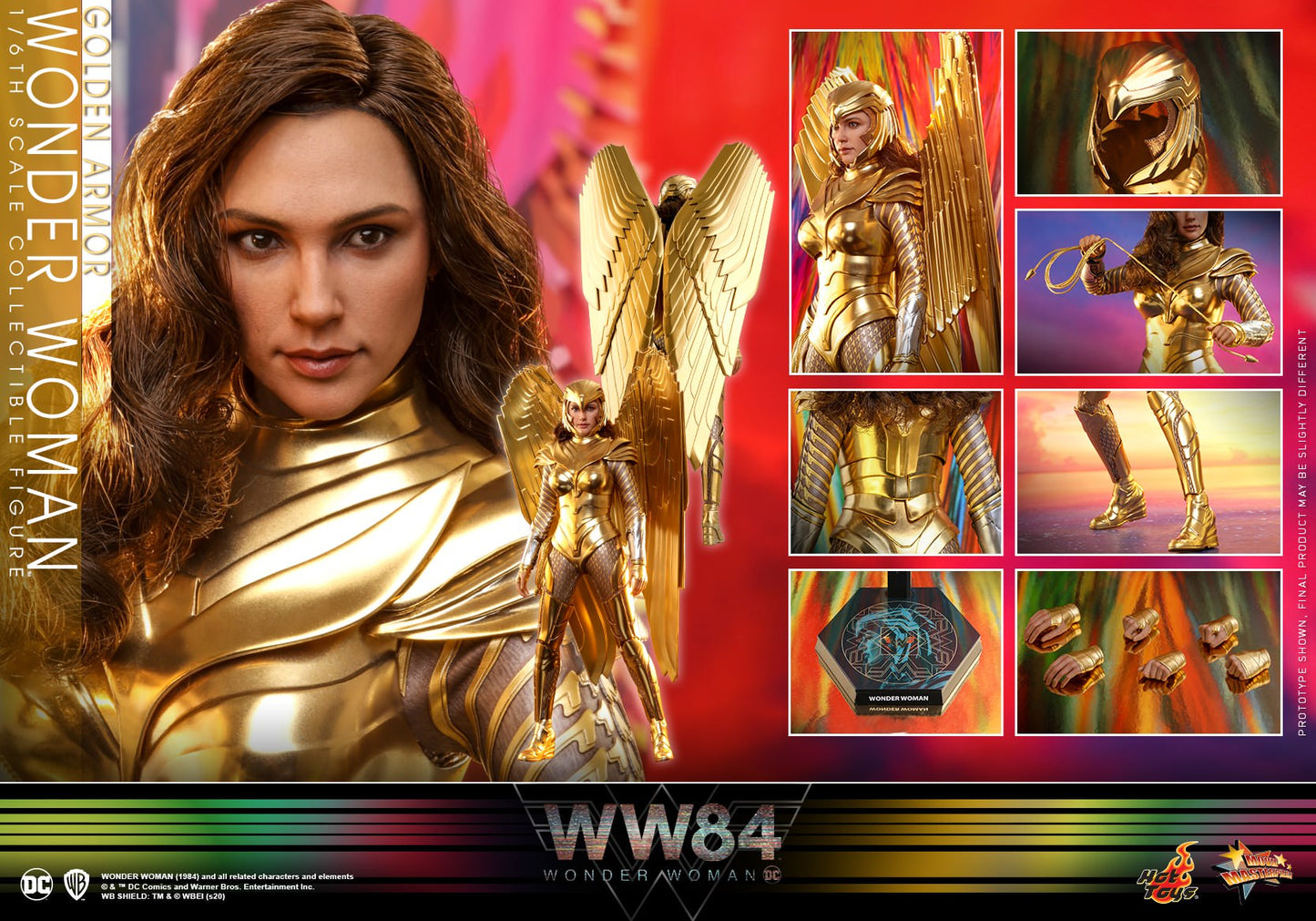 Hot Toys Wonder Woman 1984 Golden Armor Wonder Woman MMS577 (Regular Edition)