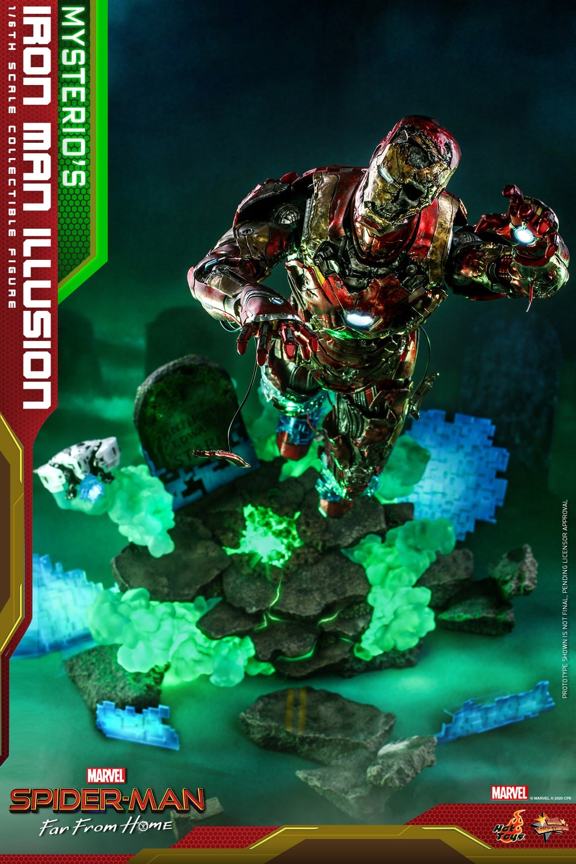 Hot Toys Spider-Man: Far From Home – Mysterio’s Iron Man Illusion MMS580