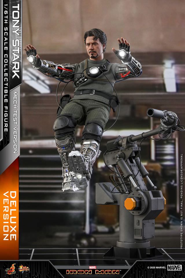 Hot Toys Iron Man - Tony Stark (Mech Test Version) (Deluxe Version)(Regular Edition) MMS582