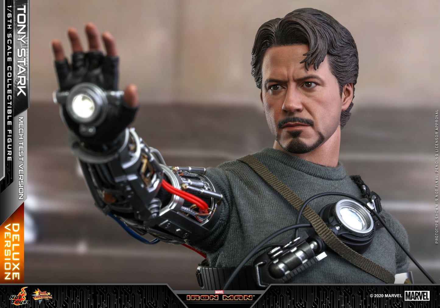 Hot Toys Iron Man - Tony Stark (Mech Test Version) (Deluxe Version)(Regular Edition) MMS582