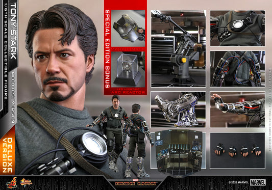 Hot Toys Iron Man - Tony Stark (Mech Test Version) (Deluxe Version)(Special Edition) MMS582B