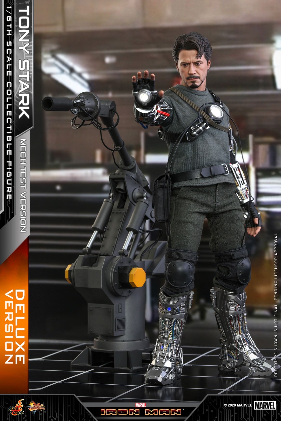 Hot Toys Iron Man - Tony Stark (Mech Test Version) (Deluxe Version)(Regular Edition) MMS582