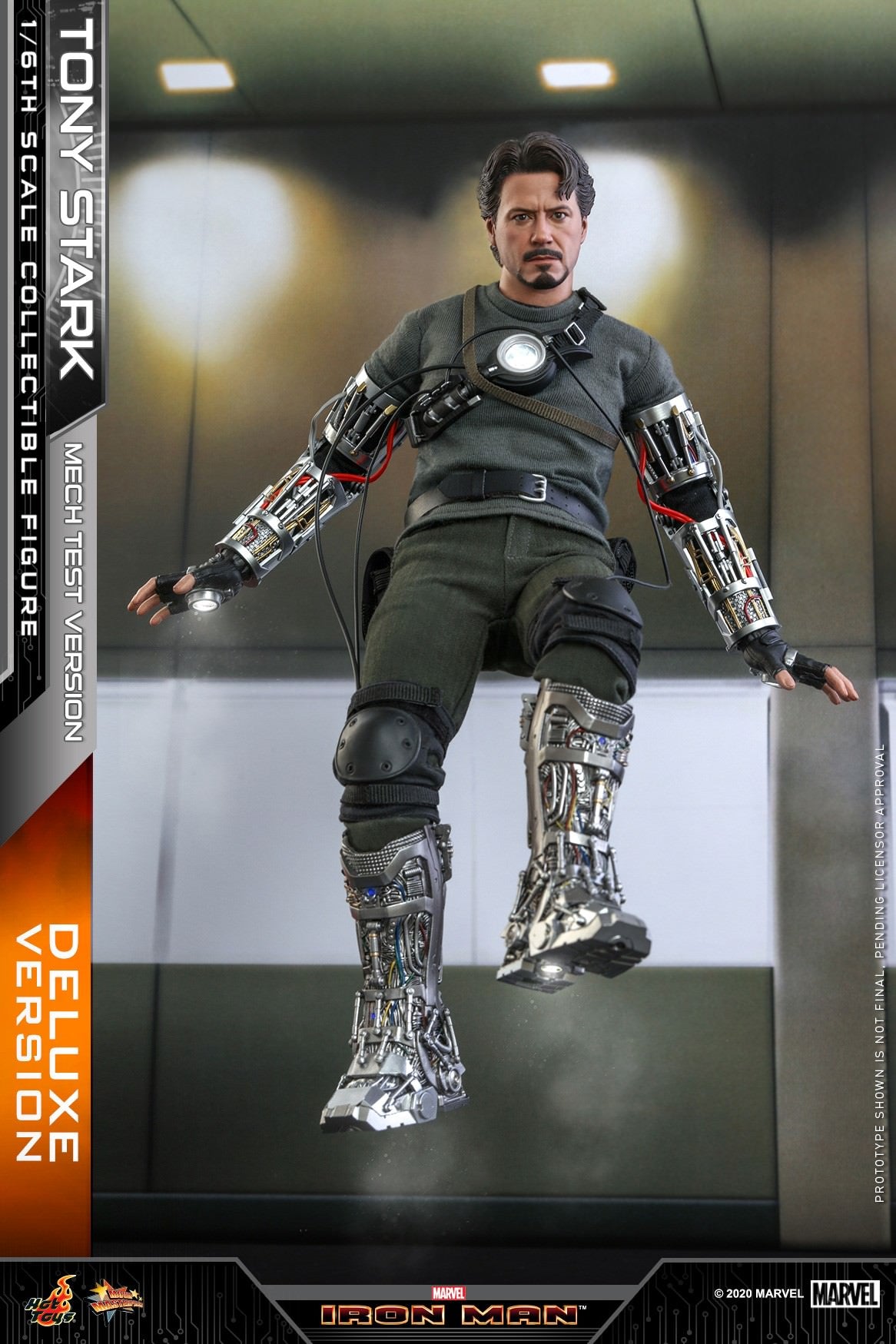 Hot Toys Iron Man - Tony Stark (Mech Test Version) (Deluxe Version)(Regular Edition) MMS582