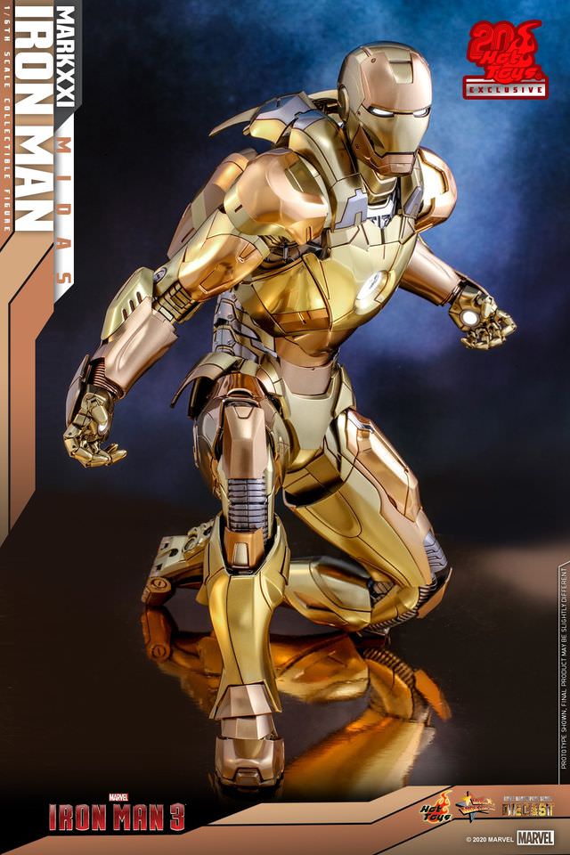 Hot Toys Iron Man Mark XXI (Midas) 1/6th scale Collectible Figure MMS586D36