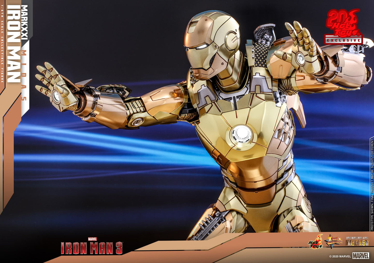 Hot Toys Iron Man Mark XXI (Midas) 1/6th scale Collectible Figure MMS586D36