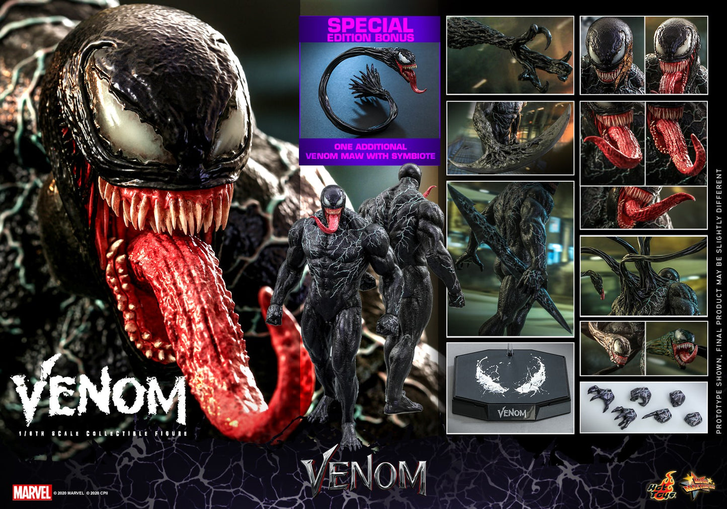 Hot Toys Venom – Venom Collectible Figure (Exclusive Version) MMS590