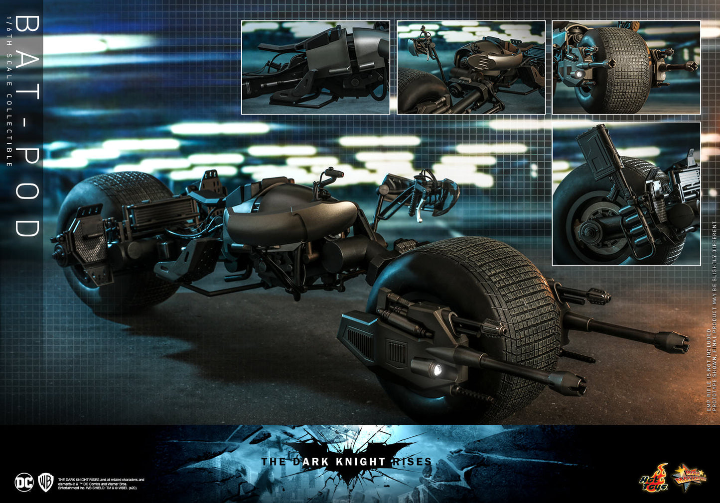 Hot Toys The Dark Knight Rises - 1/6th scale Bat-Pod Collectible MMS591