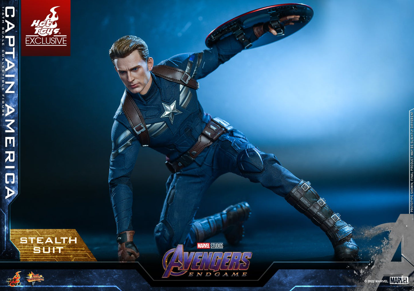 Hot Toys Avengers: Endgame Captain America (Stealth Suit) 1:6 Scale Collectible Figure MMS607