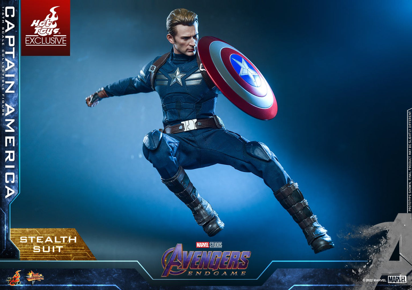 Hot Toys Avengers: Endgame Captain America (Stealth Suit) 1:6 Scale Collectible Figure MMS607