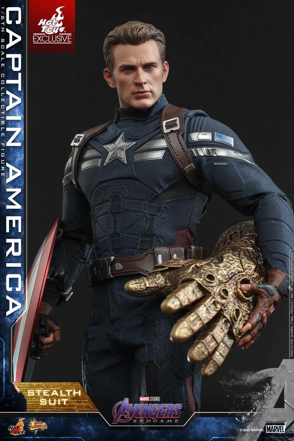 Hot Toys Avengers: Endgame Captain America (Stealth Suit) 1:6 Scale Collectible Figure MMS607