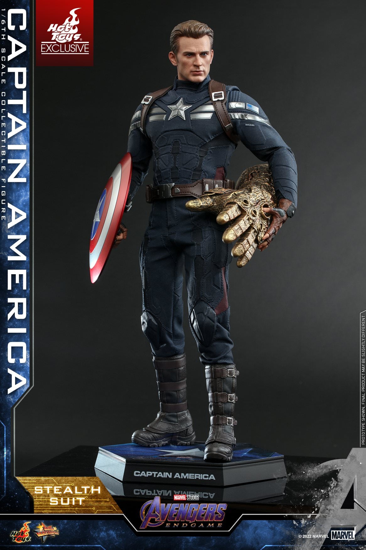 Hot Toys Avengers: Endgame Captain America (Stealth Suit) 1:6 Scale Collectible Figure MMS607