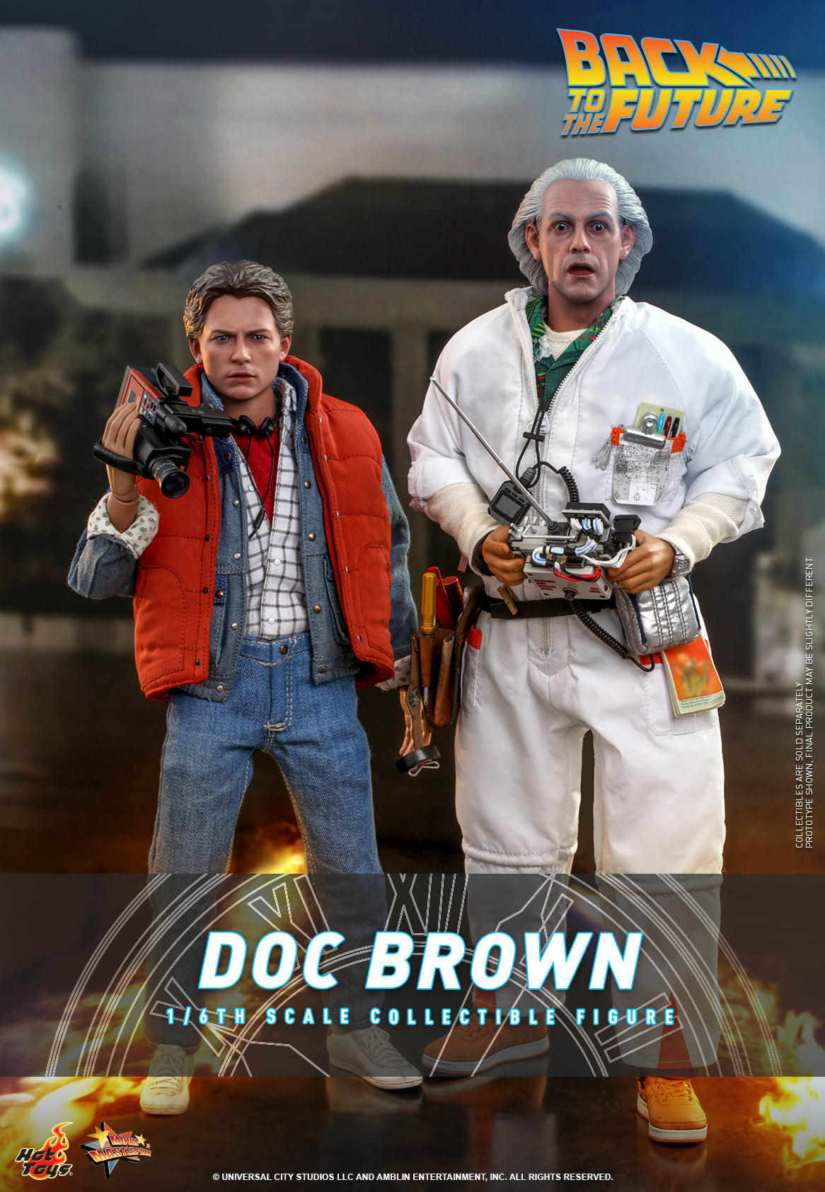 Hot Toys Back To The Future: Doc Brown 1:6 Scale Collectible Figure MMS609