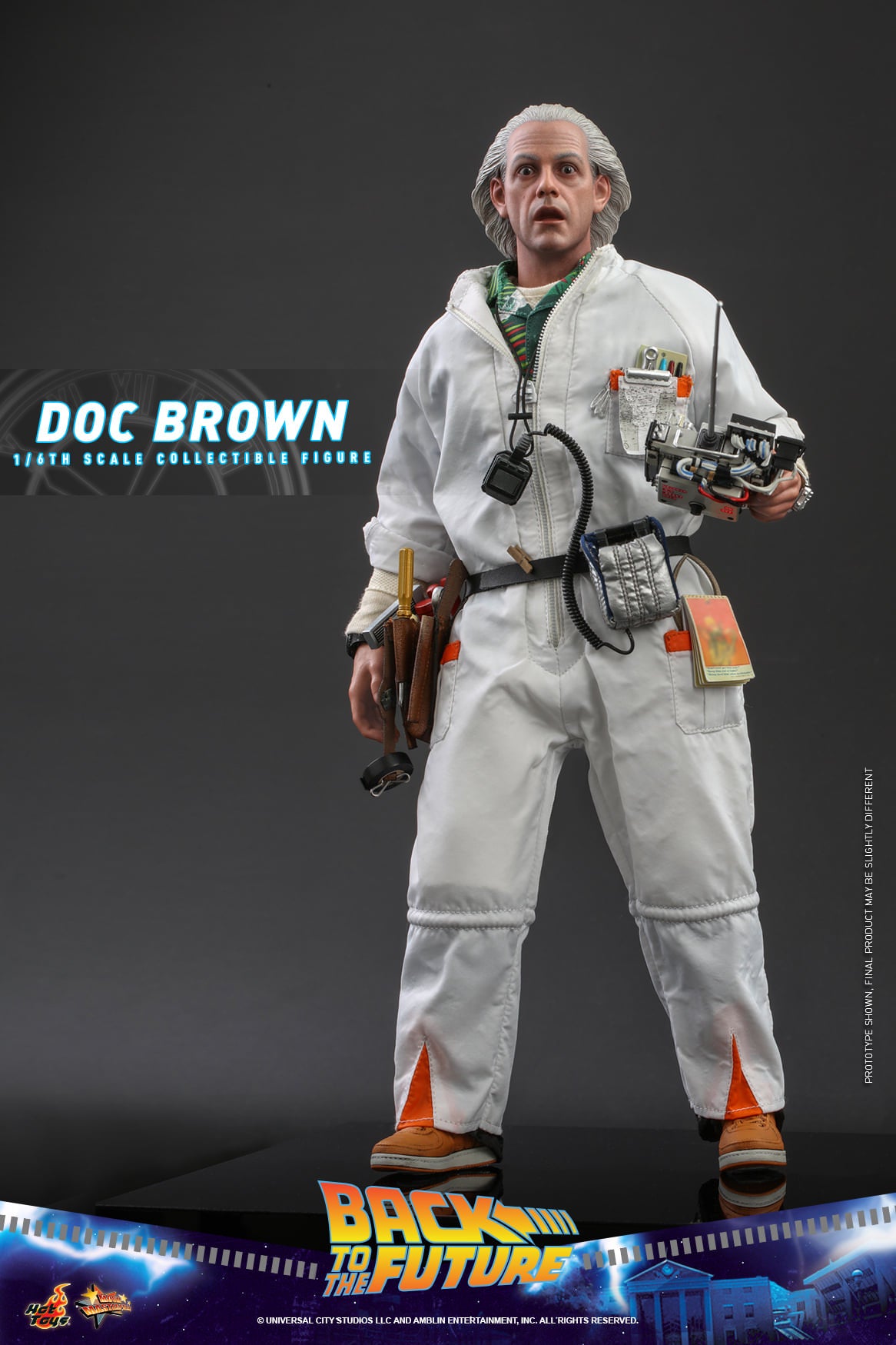 Hot Toys Back To The Future: Doc Brown 1:6 Scale Collectible Figure MMS609