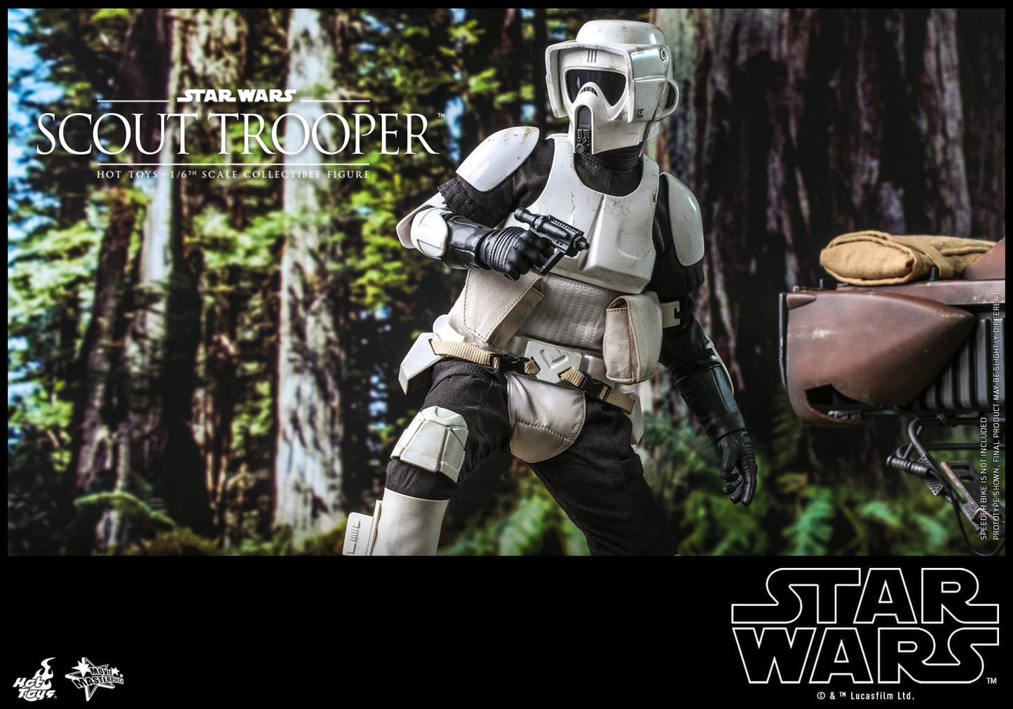 Hot Toys Star Wars : Return of the Jedi™ - 1:6 Scale Scout Trooper™ Collectible Figure MMS611