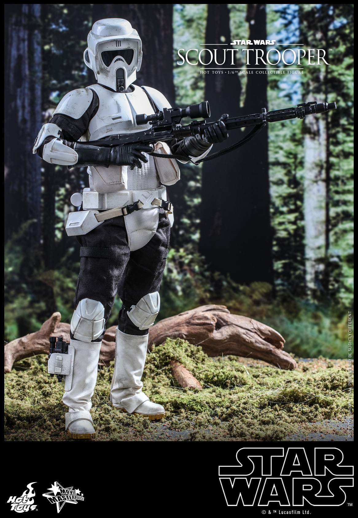 Hot Toys Star Wars : Return of the Jedi™ - 1:6 Scale Scout Trooper™ Collectible Figure MMS611