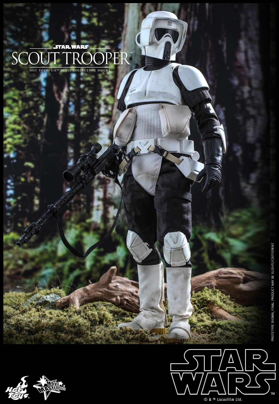 Hot Toys Star Wars : Return of the Jedi™ - 1:6 Scale Scout Trooper™ Collectible Figure MMS611