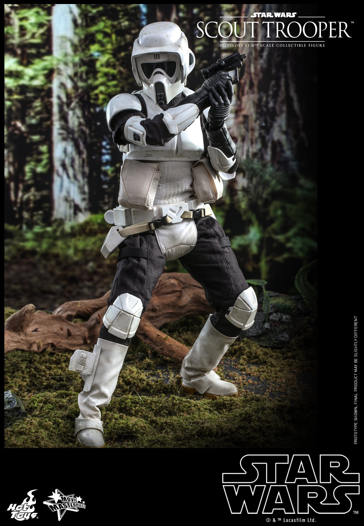 Hot Toys Star Wars : Return of the Jedi™ - 1:6 Scale Scout Trooper™ Collectible Figure MMS611