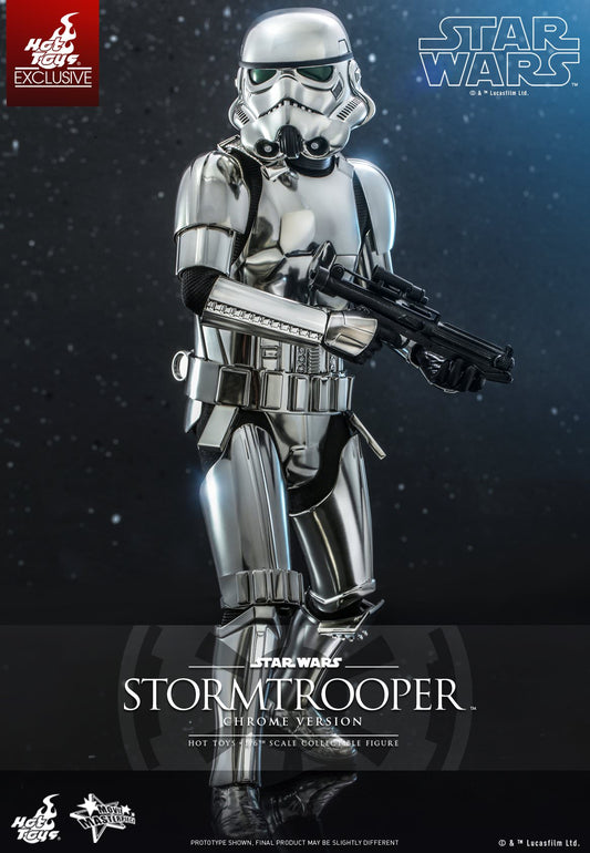 Hot Toys Star Wars Stormtrooper (Chrome Version) 1:6 Scale Collectible Figure MMS615