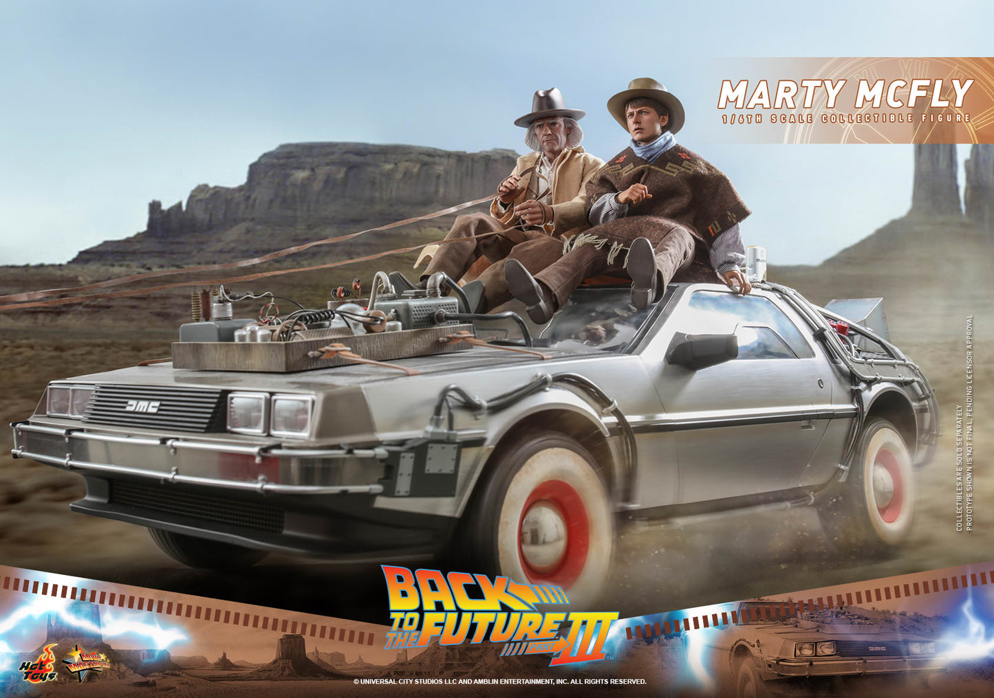 Hot Toys Back to the Future Part III - Marty McFly 1:6 Scale Collectible Figure MMS616