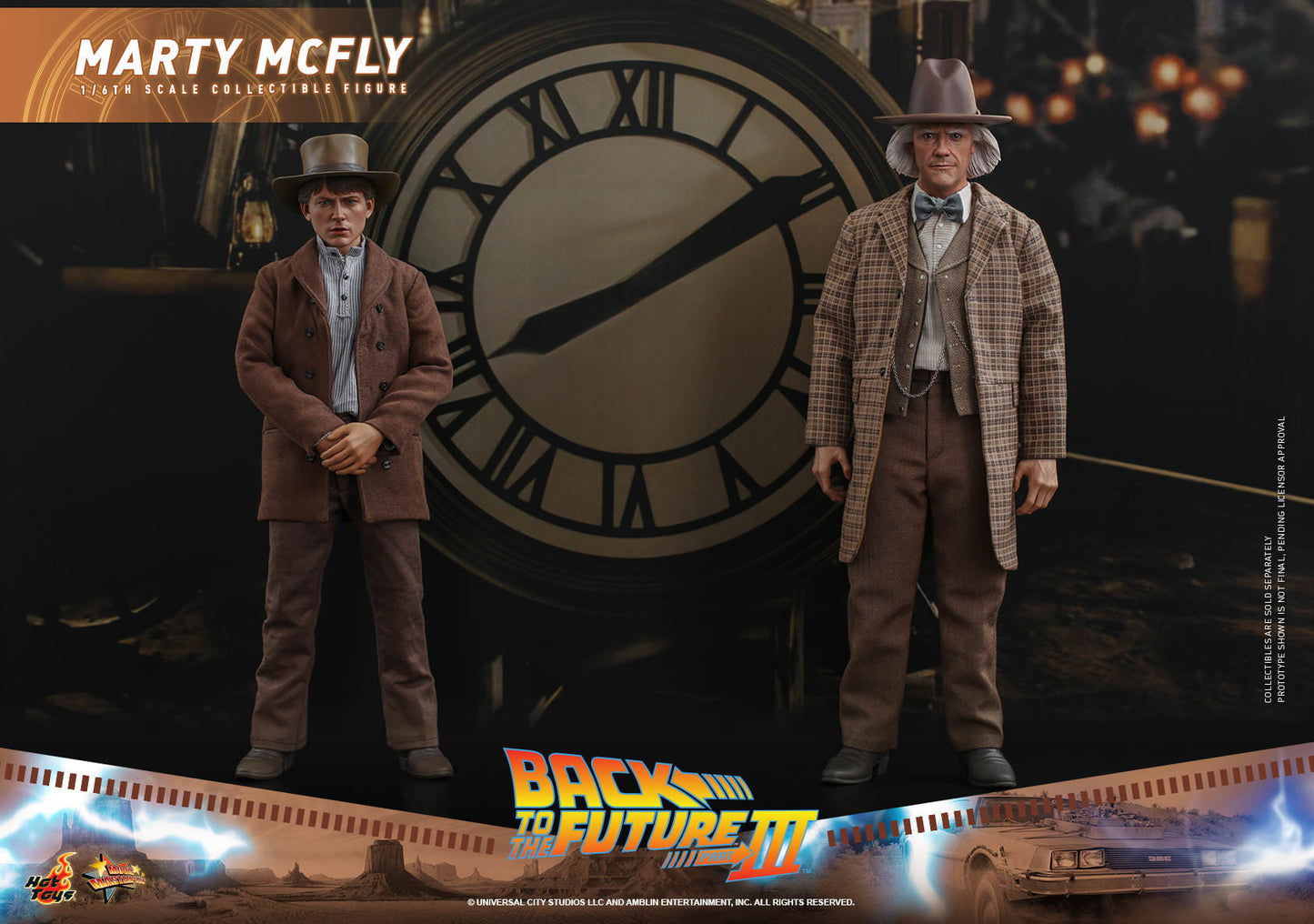 Hot Toys Back to the Future Part III - Marty McFly 1:6 Scale Collectible Figure MMS616