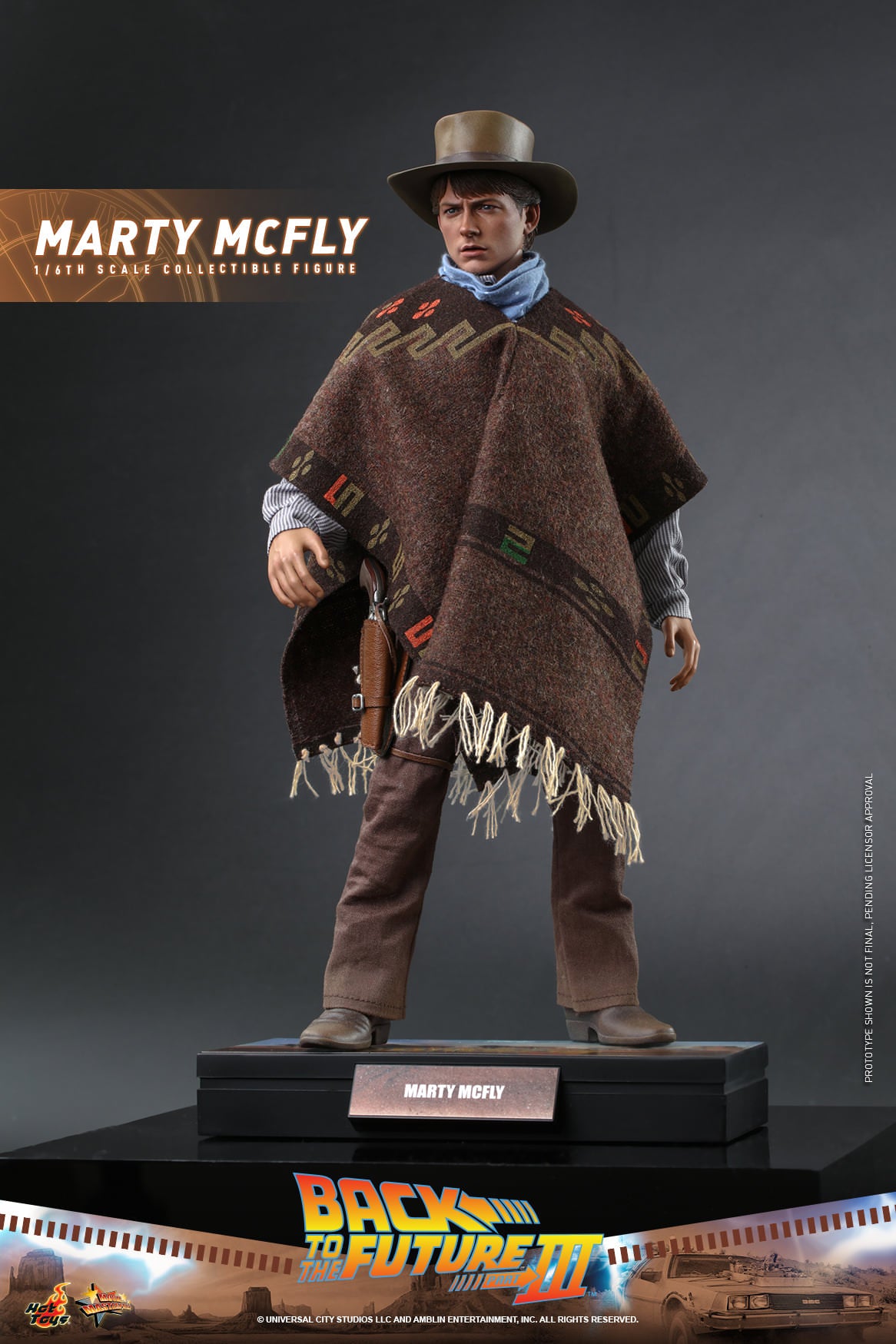 Hot Toys Back to the Future Part III - Marty McFly 1:6 Scale Collectible Figure MMS616