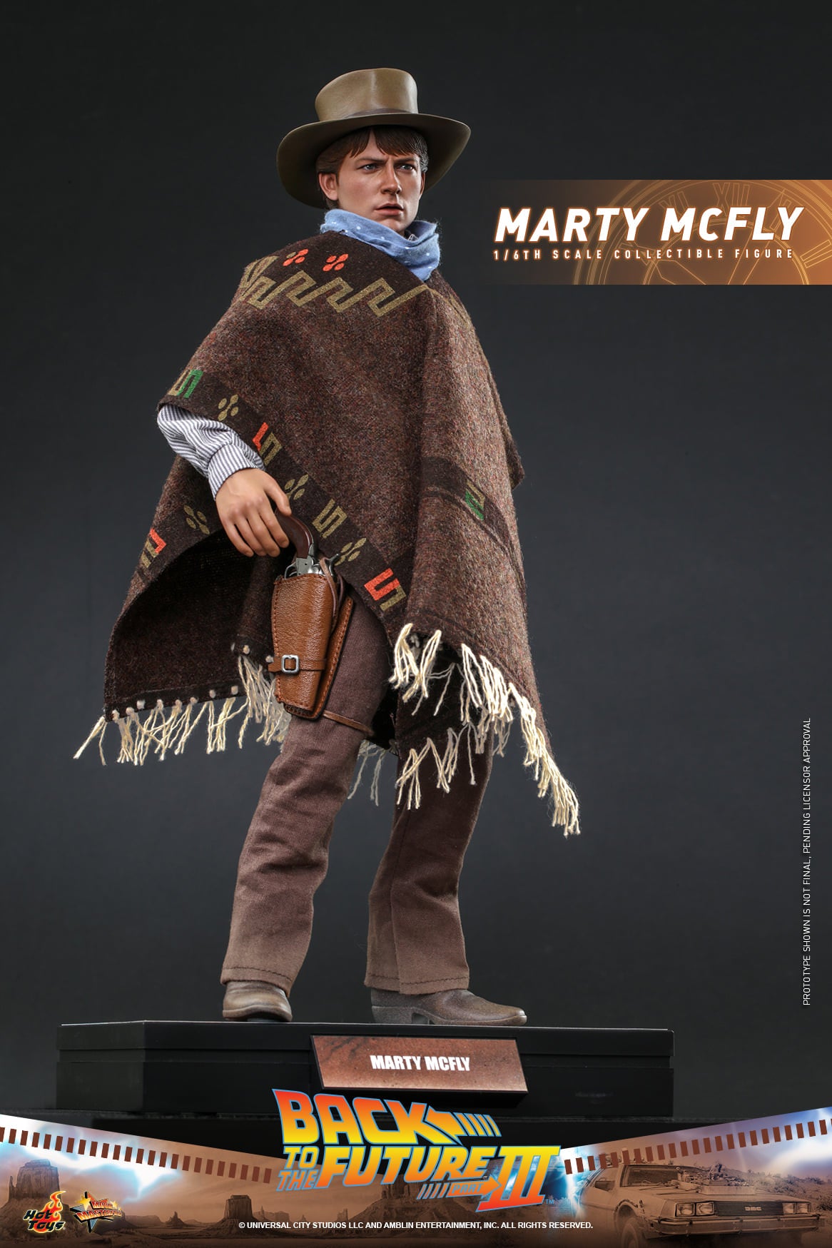 Hot Toys Back to the Future Part III - Marty McFly 1:6 Scale Collectible Figure MMS616