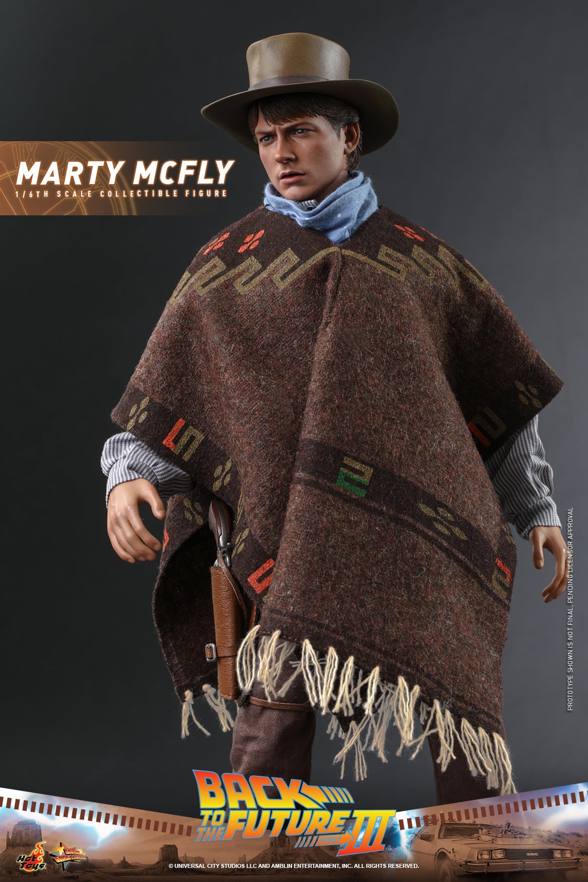 Hot Toys Back to the Future Part III - Marty McFly 1:6 Scale Collectible Figure MMS616