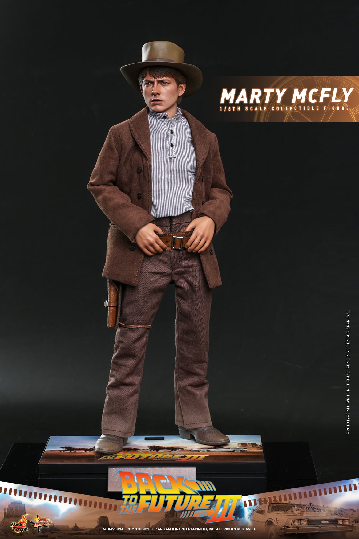 Hot Toys Back to the Future Part III - Marty McFly 1:6 Scale Collectible Figure MMS616