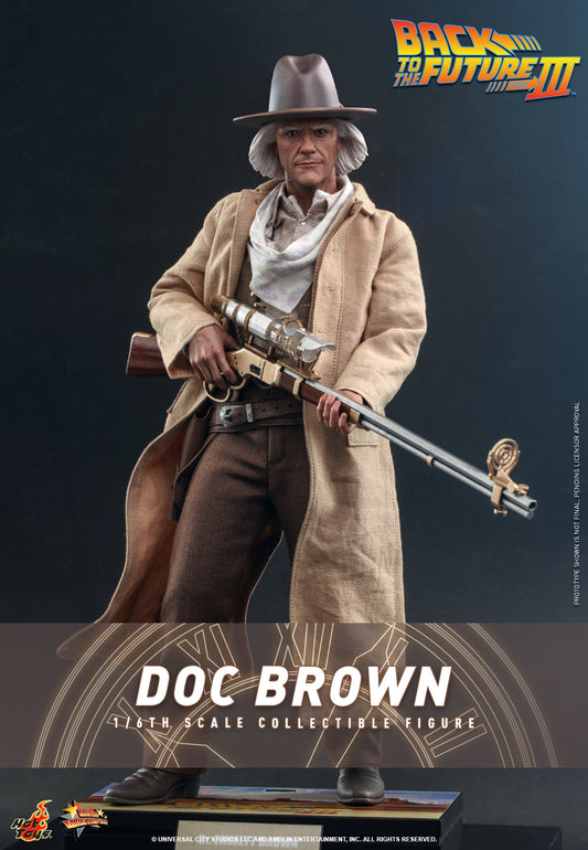 Hot Toys Back to the Future Part III - Doc Brown 1:6 Scale Collectible Figure MMS617