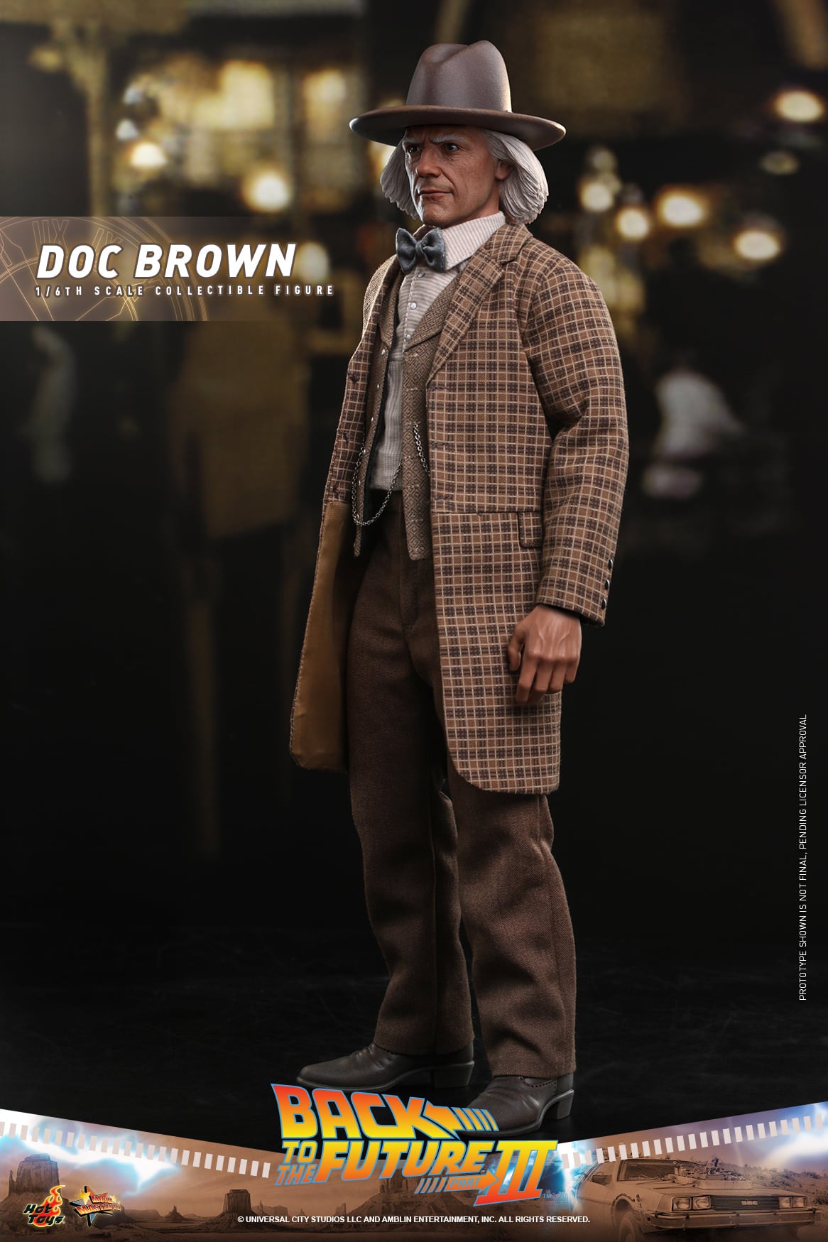 Hot Toys Back to the Future Part III - Doc Brown 1:6 Scale Collectible Figure MMS617