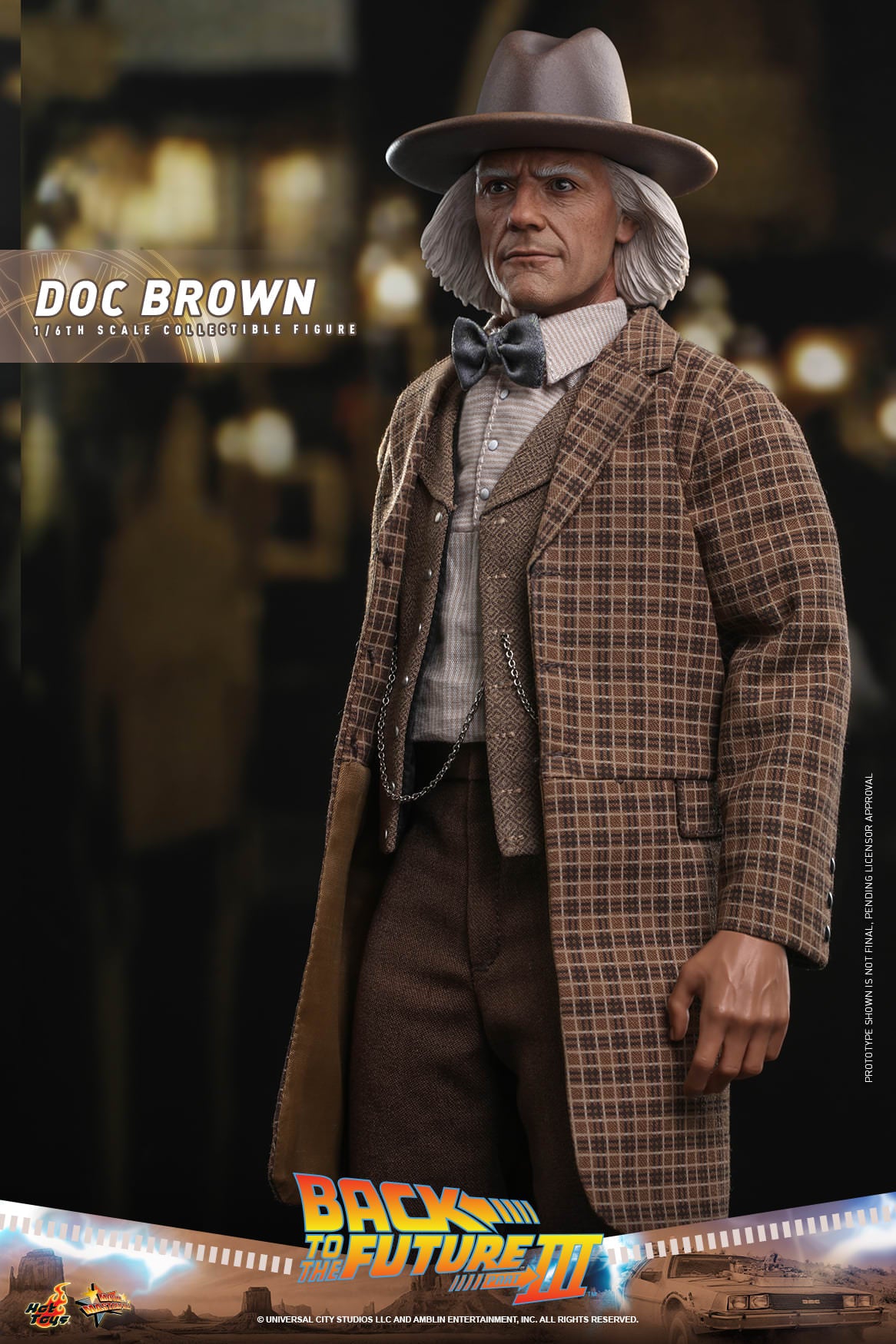 Hot Toys Back to the Future Part III - Doc Brown 1:6 Scale Collectible Figure MMS617