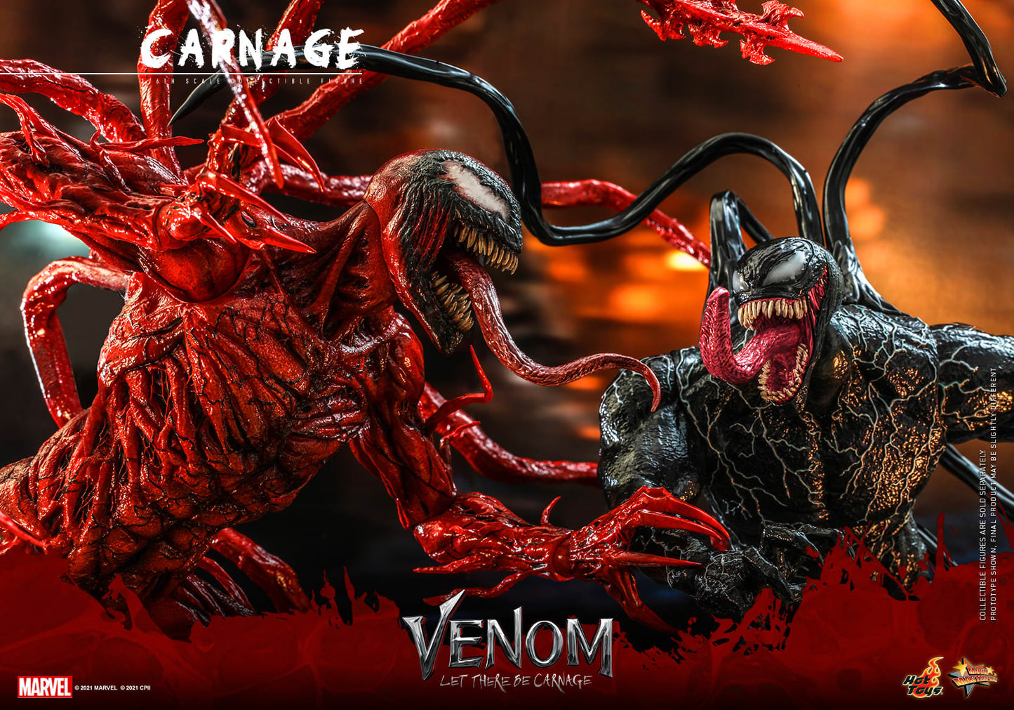 Hot Toys Venom: Let There Be Carnage Carnage 1/6th Scale Collectible Figure (Deluxe Version) MMS620