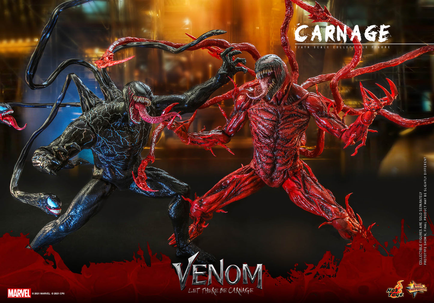 Hot Toys Venom: Let There Be Carnage Carnage 1/6th Scale Collectible Figure (Deluxe Version) MMS620