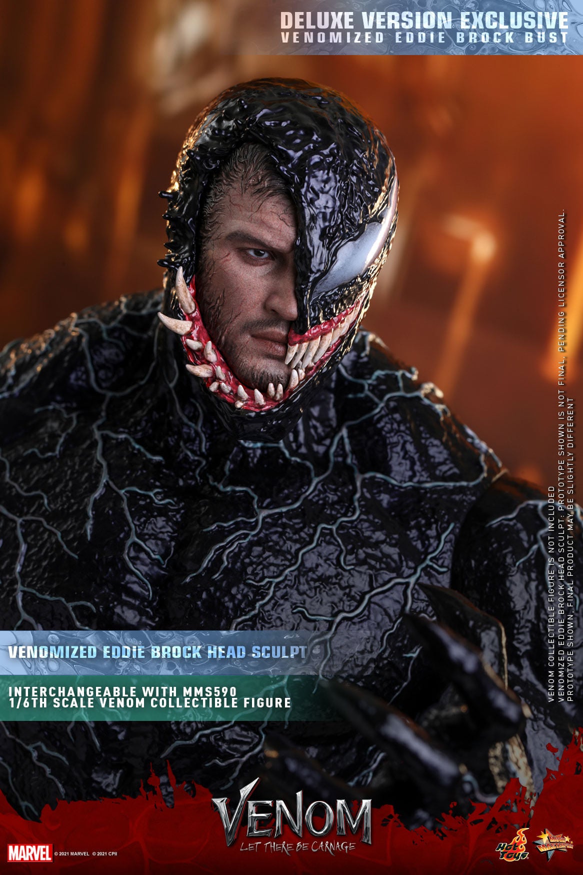 Hot Toys Venom: Let There Be Carnage Carnage 1/6th Scale Collectible Figure (Deluxe Version) MMS620