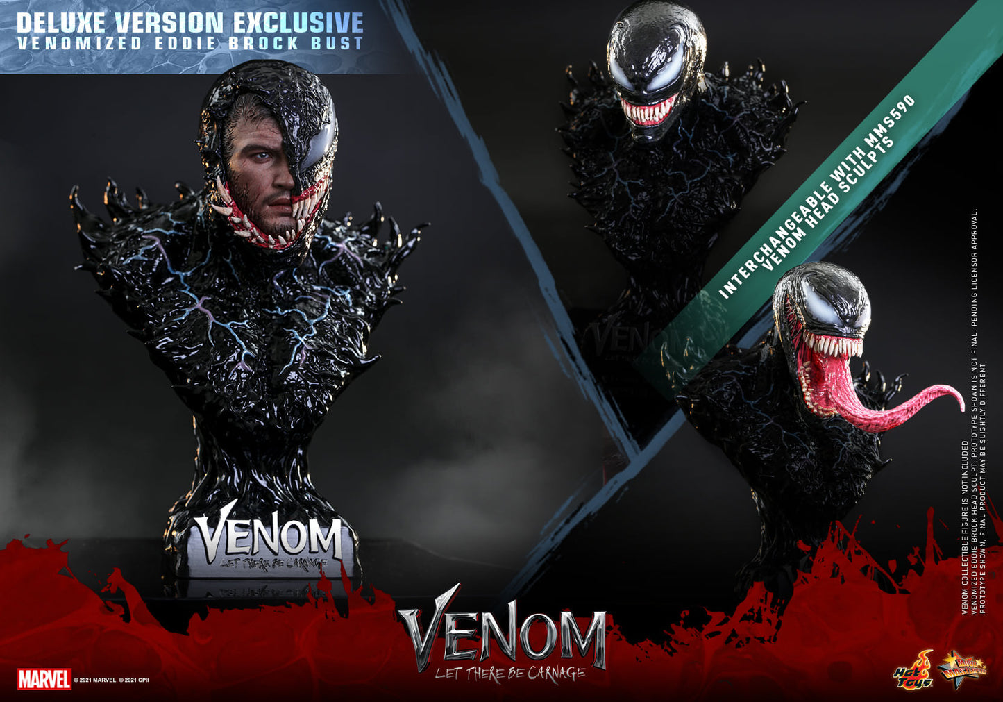 Hot Toys Venom: Let There Be Carnage Carnage 1/6th Scale Collectible Figure (Deluxe Version) MMS620