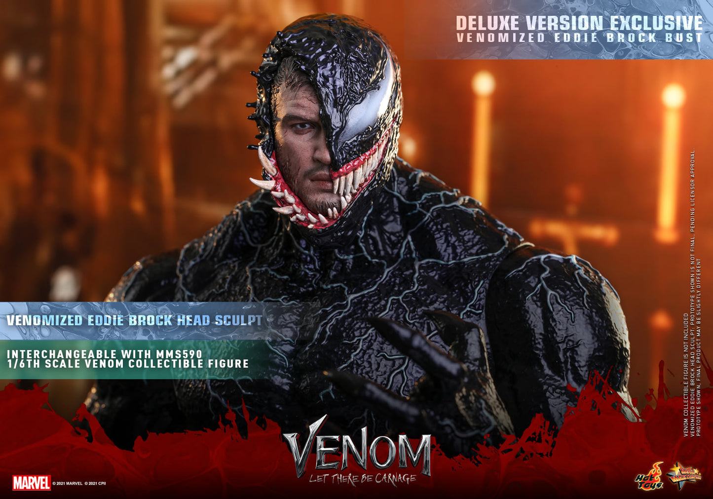 Hot Toys Venom: Let There Be Carnage Carnage 1/6th Scale Collectible Figure (Deluxe Version) MMS620