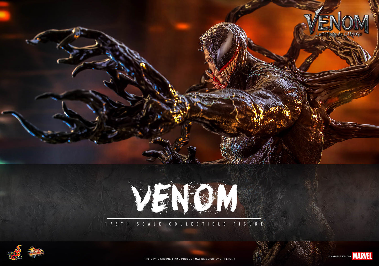 Hot Toys Venom: Let There Be Carnage Venom 1:6 Scale Collectible Figure MMS626